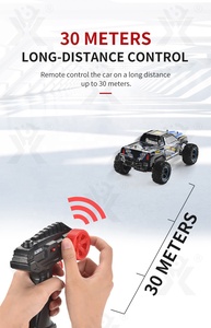 Sıcak 12km/saat büyük 1/10 uzaktan kumanda yüksek hızlı RC Pickup şarj USB ile 2.4G radyo kontrol araç oyuncak kaya tırmanma araba oyuncak - Product Image 5