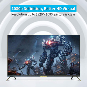 Precio de fábrica Entrada Vga chapada en oro + Audio L/R a salida HDMI Convertidor de adaptador VGA a Hdmi de VGA a HDMI