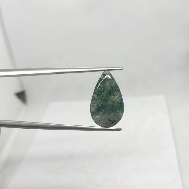 Goutte d'eau en agate mousse