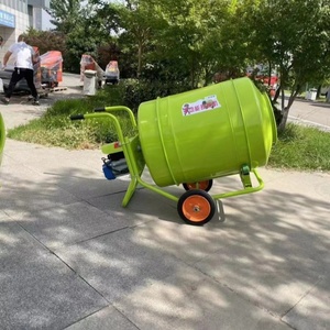 500Lガソリンエンジン小型手作动コンクリートミキサー/コンクリートバッチプラントコンクリート混合タンクモルタル混合 - Product Image 3
