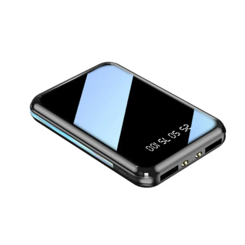 OEM özel logo hediye ürün 20000mah çift USB mini ince taşınabilir güç banka şarj cihazı el feneri ile cep telefonu için