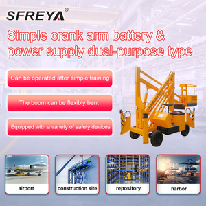SFREYA S3523 Simple Crank Arm Battery &amp; Power Supply Dual-purpose Type Mobile <strong>Loading</strong> <strong>and</strong> <strong>Unloading</strong> Lifting <strong>Platform</strong> for Lifting - Product Image 6