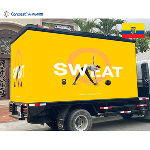 Canbest Fo P6 <span class=keywords><strong>6</strong></span>.67Mm 3840X1920Mm 12.59Ftx6.29Ftモバイルデジタル広告トラックボックス<span class=keywords><strong>Led</strong></span>ビルボードディスプレイ画面エクアドル - Product Image 2