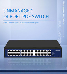 24 cổng PoE chuyển đổi mạng chuyển đổi với sức mạnh qua Ethernet (PoE) và 2 Gigabit Uplink ckd skd chấp nhận - Product Image 2