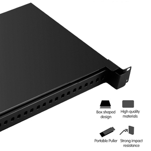 POE 4G WIFI 3G ve GSM ağları için FC & SC konnektörleri ile Kico 1U sürgülü Fiber optik ara bağlantı paneli - Product Image 4