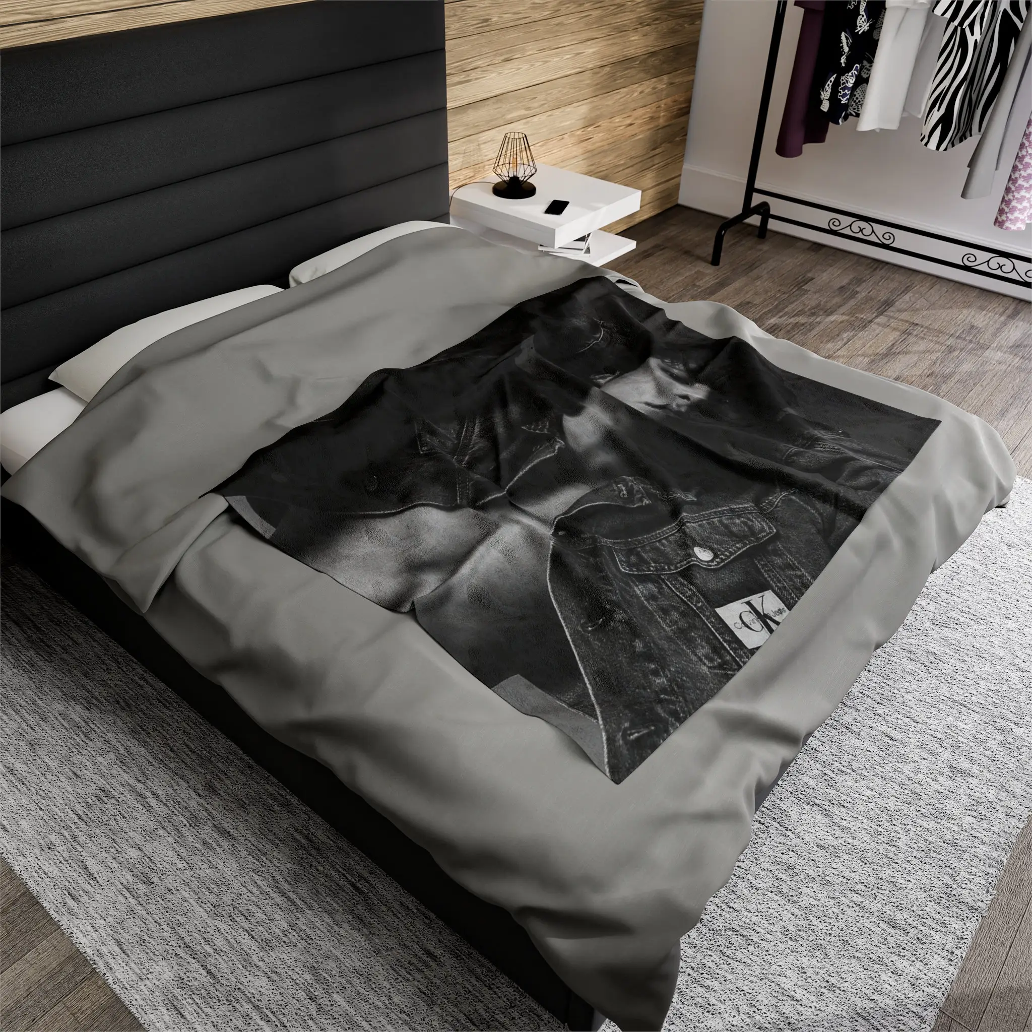 BTS Jungkook Abs Velveteen Flannel Fleece Blanketbts Jimin Big Size Custom Printed Blanket For Bed