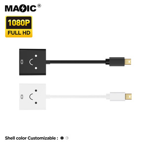 Cabo conversor adaptador mini displayport DP para DVI 24 + 5 de alta qualidade