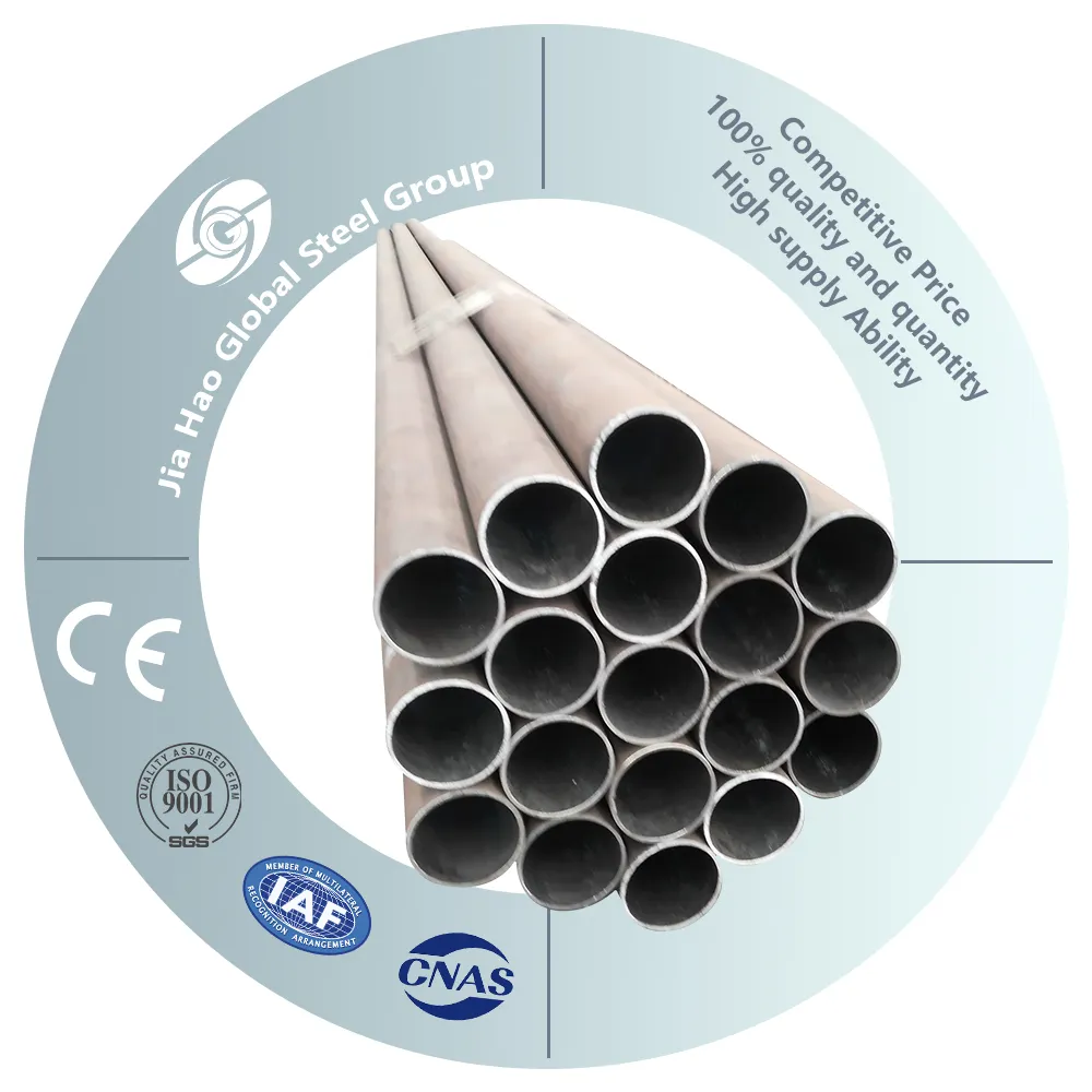 Fabricante de tubos sin costura ASTM A53 A106 GrB 20 #40 # C45 A572 A106 Tubo de acero al carbono sin costura utilizado para tuberías de petróleo y gas