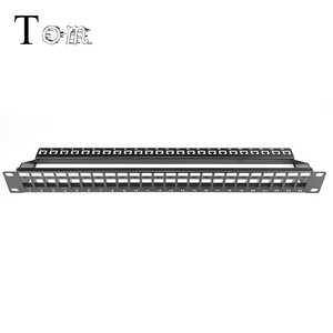 TOM-P-16 19'' 1U <strong>UTP</strong> Blank 24port <strong>Patch</strong> <strong>Panel</strong> with Back bar Unshielded Modular Distribution Frame Empty Frame <strong>Patch</strong> <strong>Panel</strong>
