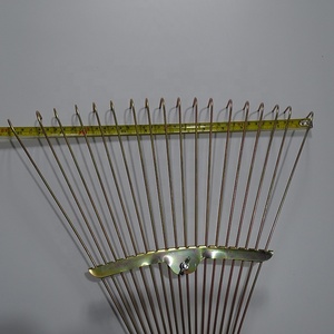 高品质园林工具22t叶耙户外草坪耙可展开耙头