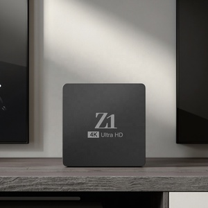New Design <strong>Z1</strong> 4K HD TV Set-Top Box with Dual-Frequency for Voice Remote Control Quad Core Processor Source Factory Direct Sale - Product Image 1