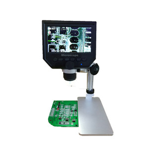 Microscopio electrónico portátil G600, con pantalla de 4,3 pulgadas, 600 veces, soporte de metal, industrial, batería integrada - Product Image 2
