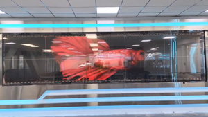 55 дюймов высокая прозрачность OLED робот навигатор интерактивный цифровой дисплей светодиодный экран - Product Image 6