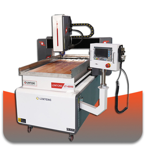 Máquina enrutadora CNC de tamaño pequeño 6090 DDCS V3.1, sistema de Control fuera de línea, tablero de doble Color de PVC, Mini máquina, enrutador de madera 3D de 3 ejes - Product Image 1