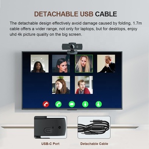 Anywii <strong>Web</strong> Cam 4K 1080p Online hd <strong>Camera</strong> Webcam Learning <strong>Web</strong> <strong>Camera</strong> with Bulit-in Microphone Conferencing Video Calling - Product Image 5