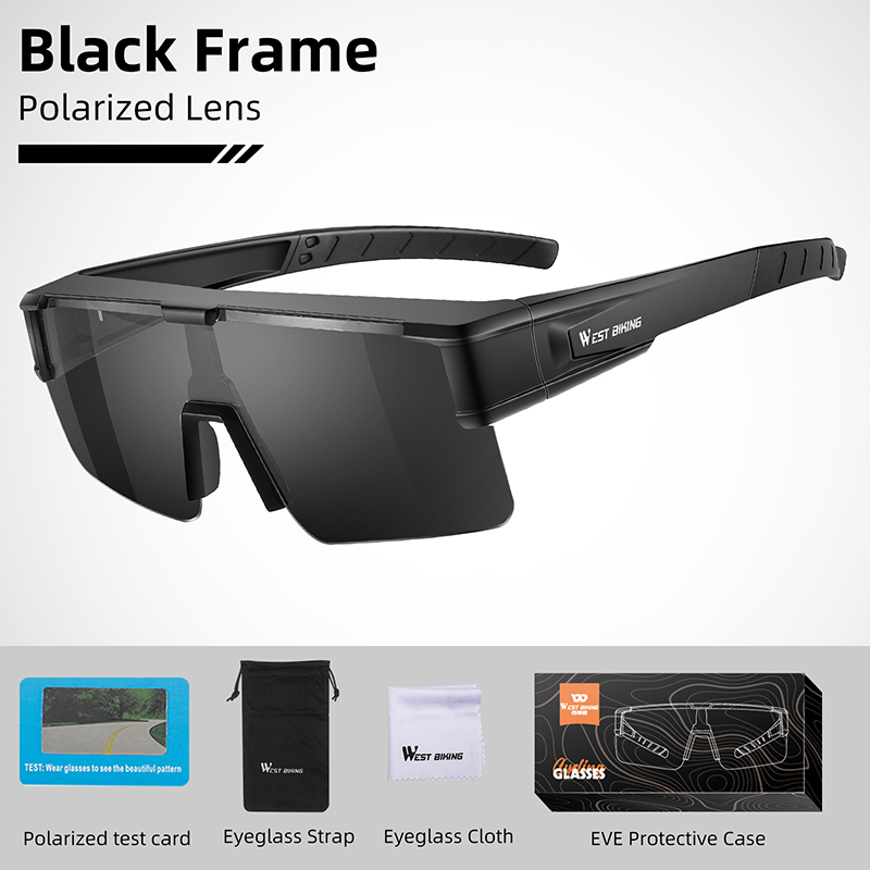 black frame polarized lens
