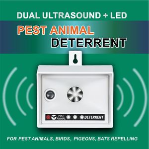 優れたデザイン低コスト環境にやさしい耐候性超音波バットリペラーLED付き - Product Image 3