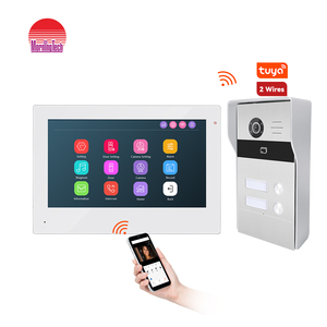 7-Zoll-<span class=keywords><strong>2</strong></span>-Draht-Kabel Villa VDP 7-Zoll-Tablet Tuya <span class=keywords><strong>WIFI</strong></span>-Video-<span class=keywords><strong>Intercom</strong></span>-<span class=keywords><strong>System</strong></span> <span class=keywords><strong>2</strong></span>-Wege-<span class=keywords><strong>Intercom</strong></span>-<span class=keywords><strong>System</strong></span> Video-Tür sprechanlage