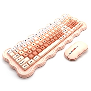 Multifunctional 2.4G Wireless <strong>Keyboard</strong> <strong>Mouse</strong> Combines Beautiful Colors <strong>and</strong> High-<strong>function</strong> <strong>Mouse</strong> <strong>Keyboard</strong> Combos for Girls Women - Product Image 1