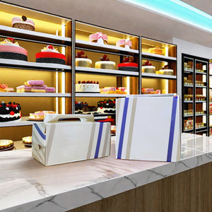 Nhà sản xuất hộp bánh giấy tùy chỉnh với cửa sổ tùy chỉnh kích thước bánh Bánh hộp, hộp bánh trắng với logo thương hiệu in - Product Image 1