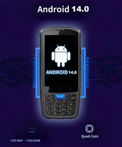 TA13 Android 14 2D codice a barre Pda 14 Pdas collettore dati palmare tappeto 4G 64G Gps per Amazon FBA magazzino Express Pick up - Product Image 2