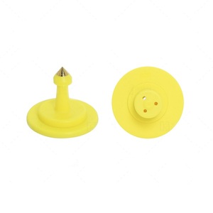 Cattle Goat Sheep Tracking Long Range 860-960MHz RFID Barcode QR <strong>Code</strong> Printed TPU UHF Eartag Animal Ear Tag