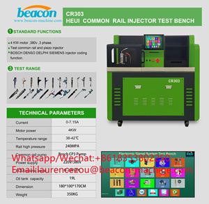 CR303 Common Rail Injector test Bench for <strong>Testing</strong> Common Rail Injectors and Piezo Injectors with QR Coding Functions - Product Image 6