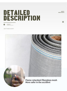 Telaio in alluminio schermato maglie finestre Anti-zanzara insetto verso il basso finestre scorrevoli zanzariera retrattile zanzariera - Product Image 6