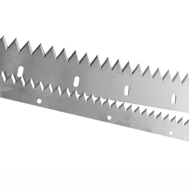 High quality cheap Industrial Packaging Serrated Cutting Blades/packaging Machine Knives