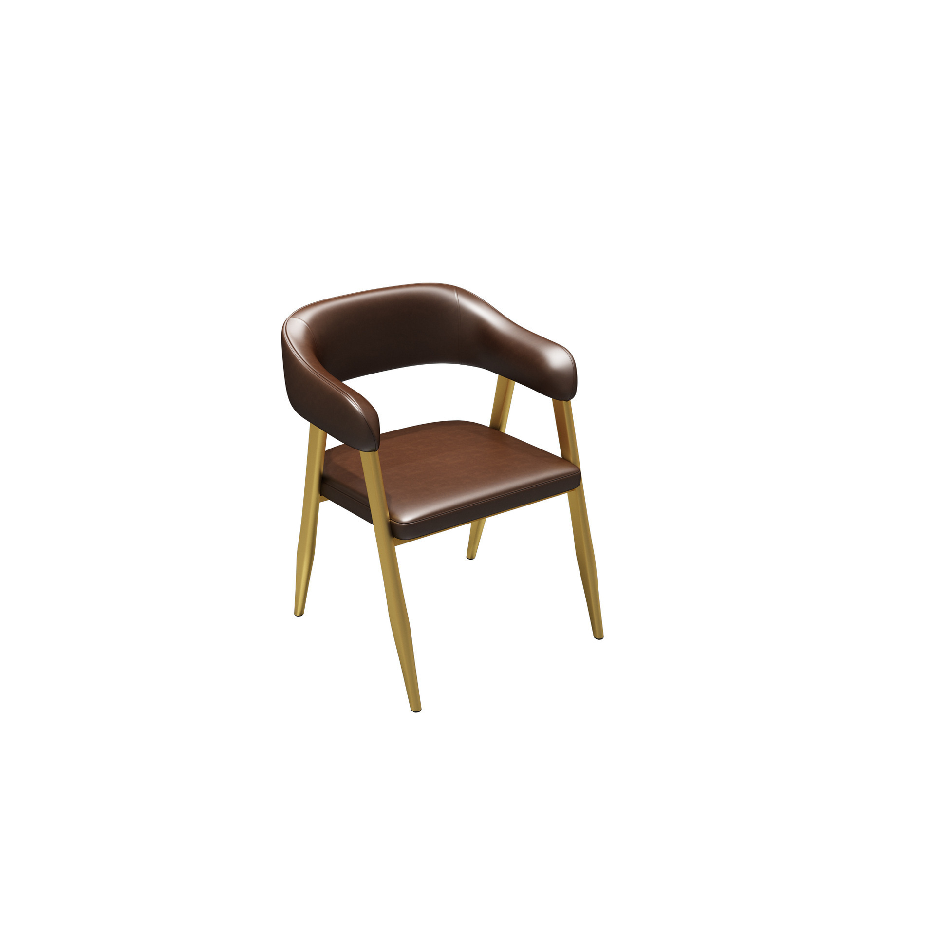 Brown dining chair