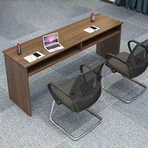 现代版会议桌、多段训练桌和木制讲台、高级会议家具 - Product Image 1