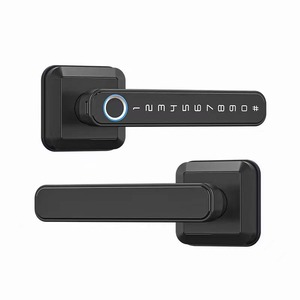 TTlock Tuya Smart WiFi Finger abdruck Türschloss Fernbedienung Zink legierung Material Biometrie Passwort <span class=keywords><strong>Code</strong></span> Griff Kompatibel Tuya