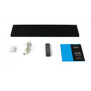 Orologio digitale a Led Oversize con Display a Led largo 27 "con Dimmer automatico per montaggio a parete enorme Timer per il conto alla rovescia con telecomando - Product Image 6