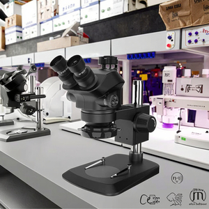 Microscopio Digital 4K de tres oculares con cámara HD, aumento de 1600X, fuente de luz LED para análisis electrónico óptico de piedras preciosas - Product Image 6