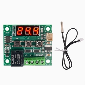 デジタル温度コントローラDC5V/12V/24V W1209高精度デジタルディスプレイ温度コントローラモジュール - Product Image 1