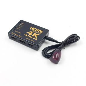 Conmutador HDMI 4K 5 en 1 Salida 3 en 1 Adaptador de caja de video con selector divisor compatible con HDMI con control remoto IR para PC HDTV DVD PS4 - Product Image 2