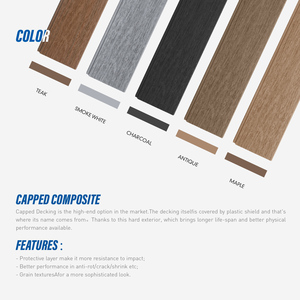 Nuova collezione di alta qualità per tutte le stagioni sistema di rivestimento della parete per casa e edificio commerciale al di fuori del pannello di parete WPC pannello cavo - Product Image 4