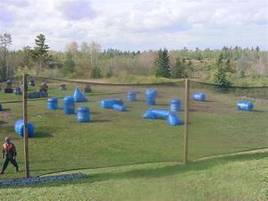 Yırtılmaya dayanıklı siyah Paintball alan netleştirme 6x100 3x100 siyah/yeşil plastik örgü/açık için büyük şişme arena
