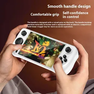 เครื่องอาร์เคด PSP E6ใหม่2024นิ้ว3D 5นิ้วระบบแอนดรอยด์ IPS มือจับสำหรับเล่นเกมเข้ากันได้อย่างสมบูรณ์ N64กับคอนโซลวิดีโอเกม - Product Image 6