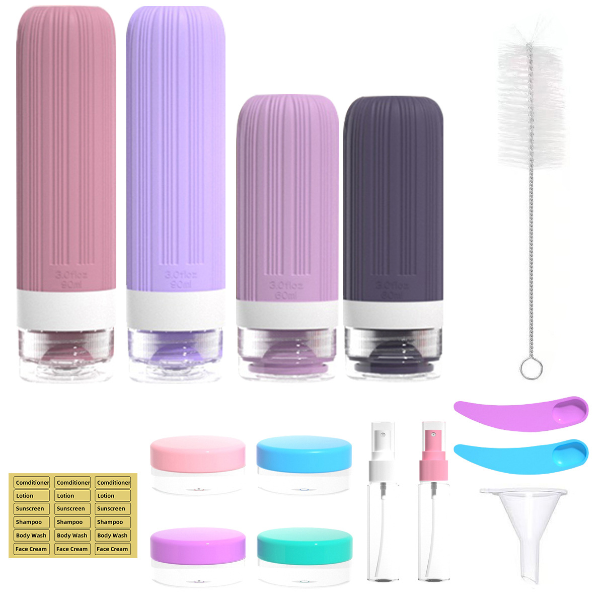 สีชมพูและสีม่วง
