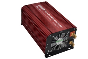Fit4Less-inversor de onda sinusoidal pura de 3000W, entrada de CC 12V o 24V o 48V a salida de CA 110V 60Hz con USB y pantalla remota LCD - Product Image 2