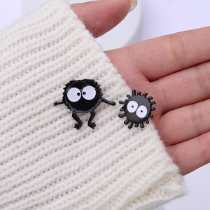 Fairydust Susuwatari Custom Enamel Pins <strong>Japan</strong> Anime Movie Brooches Lapel Badges Childhood Cartoon Jewelry Kids Friends Casting