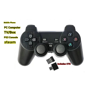 2,4 ГГц беспроводной геймпад OEM USB игровой контроллер USB джойстик для ПК PS2/PS3 видеоигровая консоль Android TV BOX Телефон - Product Image 4