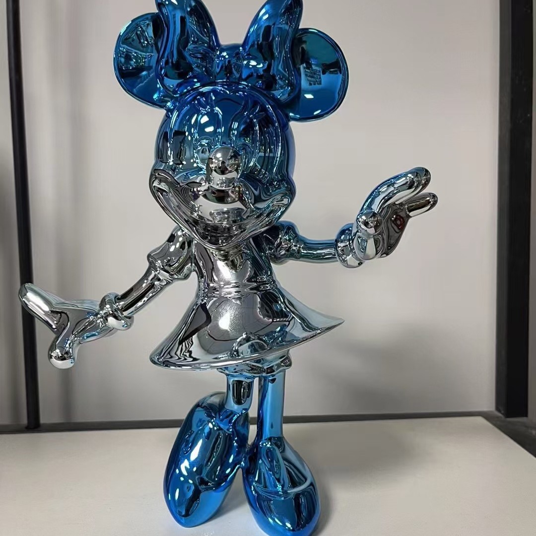 Argent bleu électroplaqué cm