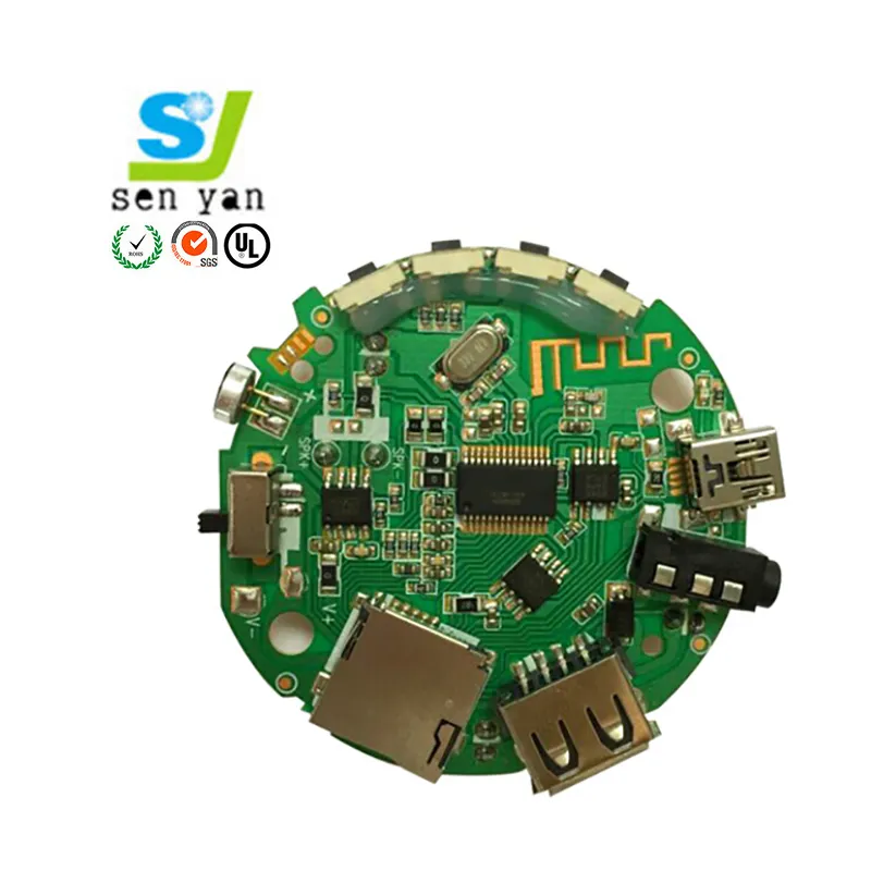 Montre intelligente personnalisée de haute qualité Pcb Round SmartWatch Printed Circuit Board Nécessité de fournir un fichier Geber ou une carte de copie