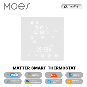 MOES Tuya Matter WiFi Smart Thermostat Temperature Controller Water Boiler Electric Heating With Alexa Google <strong>Apple</strong> - Product Image 2