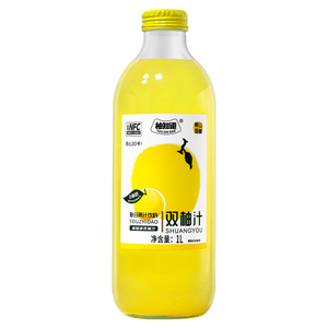 Youzhidao çift Pomelo suyu 1L * 6 şişe bütün kutu Xiangyou Huyou 0 yağ bileşik meyve suyu içecek büyük şişe püresi tarihleri - Product Image 4