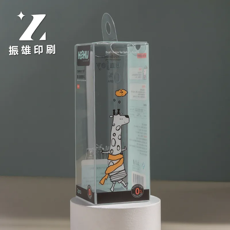 Benutzer definierte Acetat-Box Hot Sale Klarer Kunststoff PVC PET Baby-Flaschen box Transparente Faltung Kleine Kunststoff-Verpackungs boxen