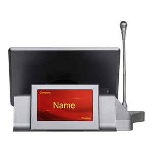 13.3\&quot; LED Dual-Sided Screen Desktop <strong>Computer</strong> with Paperless Conference LCD Microphone Lift <strong>Function</strong> for Voting Pop-up Monitor - Product Image 3