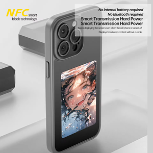 Lüks NFC durumda mürekkep ekran kabuk Anti damla kapak desen baskı akıllı DIY cep telefonu kılıfları iPhone 15 için Pro Max 14 13 - Product Image 3